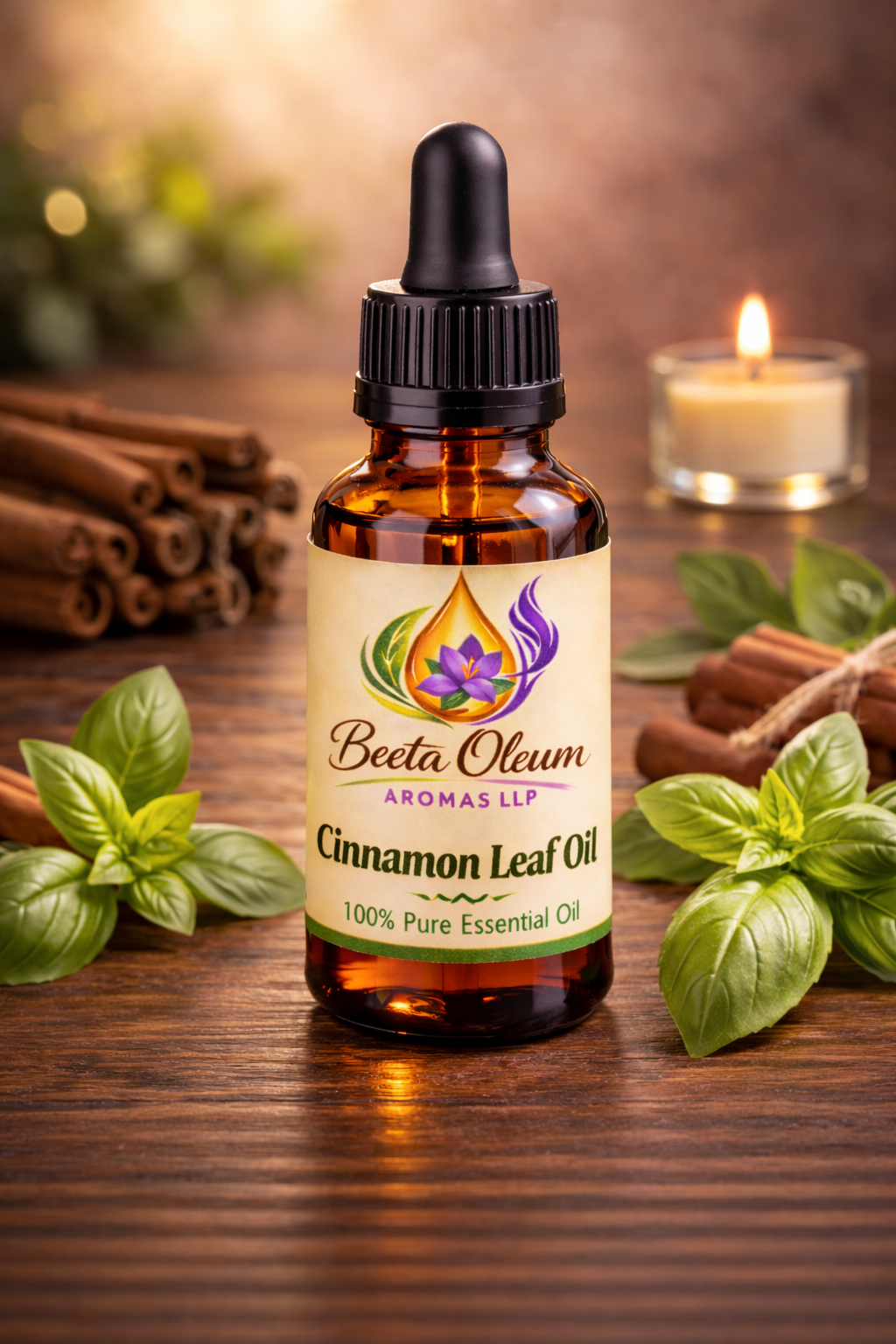 Cinnamon Leaf Oil Bottle